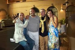 Franco Fontana, Franco Di Mare, Luigi Erba e Lisa Bernardini